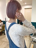 ヘアーブレイス(hair brace)&nbsp;色落ちも綺麗なピンク×ラベンダー【菅野竜矢】