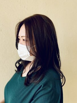 キャパジャストヘアー(CAPA just hair) 透け感カラー緑色