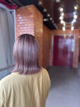 ボスコ 下北沢店(bosco) ピンクベージュミックスカラー【gocci】