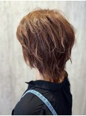 【tetote村山サロンスタイル】ミディアム ウルフレイヤー