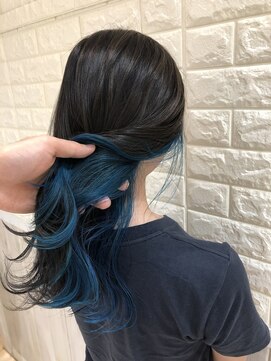 ルーミング 成田店(Rooming) ターコイズブルーインナーカラー