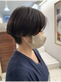ハンサムショート×ニュアンスパーマ