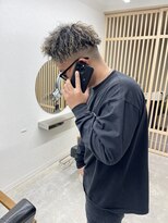 モンテヘアー(monte hair)&nbsp;ツイストパーマ×メッシュキャップ