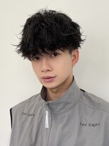 ツーダブルバイフィフス 茶屋町店(WW.. by fifth)&nbsp;メンズパーマツイストパーマ波巻きスパイラルパーマツーブロック