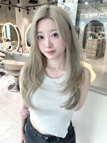 ロンドメリア 天神大名店(Lond Melia)&nbsp;★魅力倍増カールセミディシアーカラー姫カットダークアッシュ★