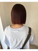 切りっぱなしボブ