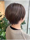 THE OSCAR [耳かけショート　#アッシュベージュカラー]