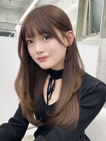 エヌアイ オモテサンドウ(ni omotesando)&nbsp;韓国レイヤーカット/盛れるワンカール/ショコラブラウン