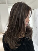 ヘアーサロングランデ(HAIR SALON GRANDE)&nbsp;ハイライトカラーミルクティーベージュレイヤーカット