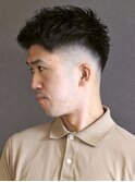 ソフトパーマ×スキンフェード