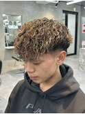 スペイン/広島メンズ/縦落ちパーマ