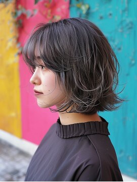 アルトリスト(Altruist Aging×HAIR&SPA) ☆イメチェンピンクベージュアンブレラカラー前髪クールショート