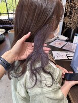アールトゥーヘアー(art To Hair)&nbsp;インナーカラー/ラベージュ/ロング