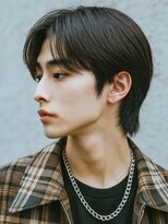 メンズ ルシードスタイル アウラ 松戸市五香(LUCIDO STYLE Aura)&nbsp;韓国風センターパートミディアムレイヤー