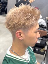 アイトーキョーリタ 渋谷(AI TOKYO Rita)&nbsp;ハイトーンテーパーフェードスパイキーアクティブショート