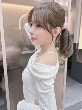 ロンド メリー 大宮(Lond merry) ミディアムレイヤーカット/レイヤー/顔周り/韓国/髪質改善/大宮