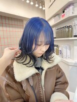 ペレ 渋谷(PELE)&nbsp;黒髪/クラゲヘアー/オリーブグレー/小顔/ココアベージュ/渋谷