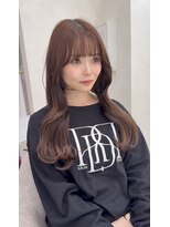 アグ ヘアー レア 神田店(Agu hair lea) スモーキーベージュ×コテ巻き