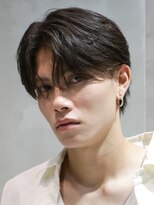 フィフス 渋谷(fifth)&nbsp;渋谷ニュアンスフェザーパーマ毛流れセンターパートビジネスヘア