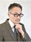 スーツスタイルにおすすめ爽やかビジネスショート<理容室>仙台