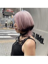 インク 渋谷(INK.)&nbsp;ミルクティーブロンドニュアンスウルフワンホンレイヤー渋谷