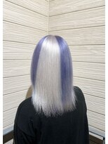 アン ブリーチ 大宮駅東口店(UN BLEACH)&nbsp;ホワイトシルバー×ペールブルー