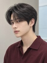 モト 船橋(moto)&nbsp;韓国メンズ艶黒髪センターパートナチュラルダウンパーマ船橋
