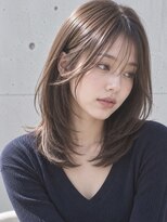 シエル 野江店(CIEL) 顔まわりレイヤー/ミディアムレイヤー/ハッシュカット/学割