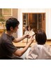 カット+パーマ+オーガニックリタッチ(ロングは時間確保用メニューを追加)
