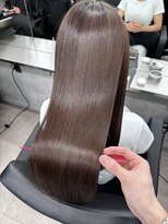 髪質改善/髪質改善縮毛矯正/髪質改善カラー　髪質改善 CYNTHIA DUE 新宿美容室&nbsp;【新宿/林】ミディアム/グレージュ