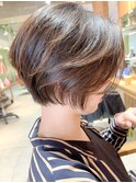 小顔ヘア 小顔ショート ひし形 ユーレルム新宿
