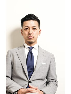 レンゲン(LENGEN) 七三オールバックかき上げヘアコンマヘア133