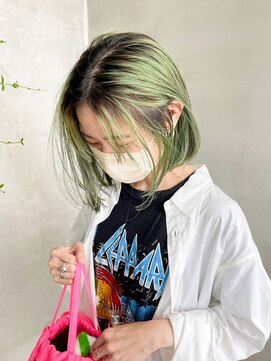 トゥコ(tuco) イエローグリーン　グラデーション  ペールグリーン