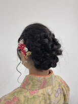ベルクープス 天王寺店(Belle Coupes)&nbsp;【BelleCoupes】岡本真由美 結婚式 二次会 着物ヘアセット
