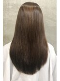 20代30代40代艶感ストレートアッシュグレージュ透明感ロング