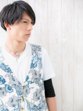 モッズヘア メン 南越谷南口店(mod's hair men) ”重軽”七三分け黒髪ニュアンスマッシュO