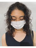 外国人風ニュアンススパイラルパーマ