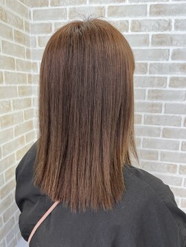 ピカソ ほなみ店 straight perm × color