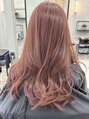 オーブ ヘアー デイジー 熊本東本町店(AUBE HAIR daisy)&nbsp;ブリーチ無しで、ピンク系で艶のあるカラー