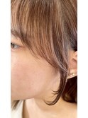 おくれ毛ロング