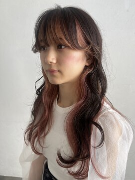 エマ(emma) ピンクベージュのインナーカラー！！