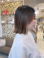 ネオリーブアイム 横浜西口店(Neolive aim)&nbsp;切りっぱなしボブグラデーションカラー　♪ 【横浜】