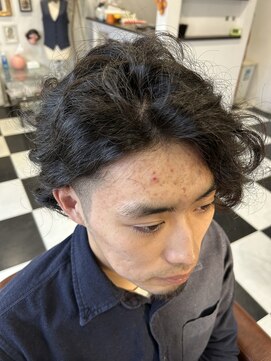 バーバーショップ ヘアーライフ アン(Barber Shop HairLife An) スパイラルパーマスタイル