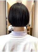 立川 前下がりボブ 切りっぱなしボブ ショートボブ ショートヘア