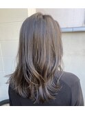 【Link】[お客様スタイル180]＃白髪ぼかし＃アッシュカラー