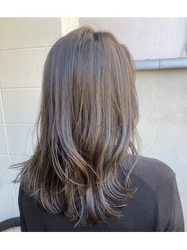 リンク ヘアスペース(Link hair space) 【Link】[お客様スタイル180]＃白髪ぼかし＃アッシュカラー