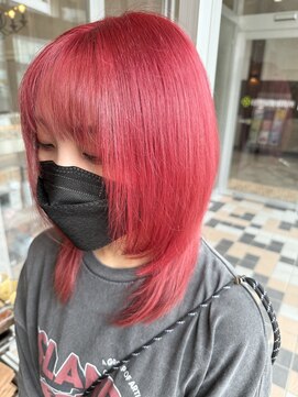 ラグーン(LAGOON) ブリーチカラー/ピンク