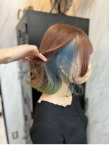 ヴァイス 渋谷店(VAICE)&nbsp;《大人気インナーカラー 》青×緑