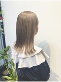 寒色系ミルクティーベージュ