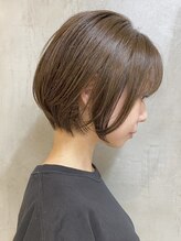 《*divine の一番人気のショートスタイルはこちら*》横から見たシルエットも綺麗に◎[白髪染め/白髪染め]